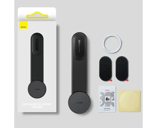 Автодержатель Baseus C02 Magnetic Phone Holder Cluster (SUCC000201) Black