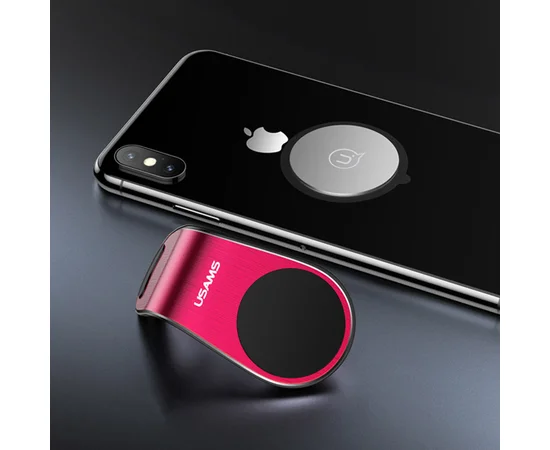 Автодержатель Usams US-ZJ046 Clip (Air Vent) Красный