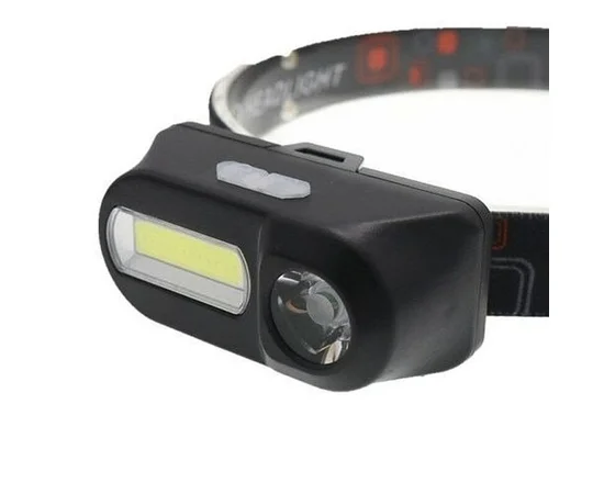 Налобний ліхтар LED Double light 1804 Black