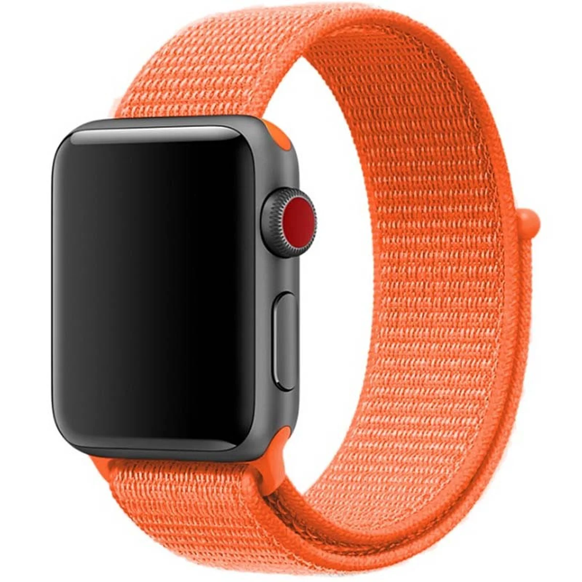 Ремешок Nylon для Apple watch 38mm/40mm Оранжевый / Orange