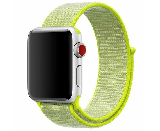 Ремешок Nylon для Apple watch 42mm/44mm Желтый / Bright Yellow