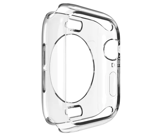 Чехол TPU прозрачный 360 для Apple Watch 44mm Прозрачный
