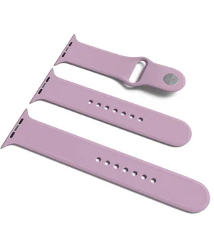 Силиконовый ремешок для Apple Watch Sport Band 38 / 40 (S/M & M/L) 3pcs Лиловый / Lilac Pride Силиконовый ремешок для Apple Watch Sport Band 38 / 40 (S/M & M/L) 3pcs Лиловый / Lilac Pride