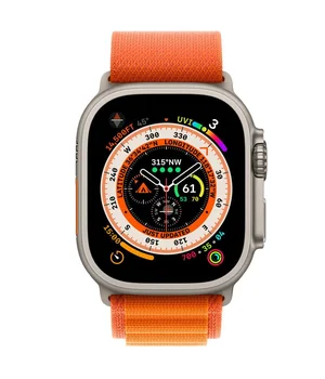 Ремінець Alpine Loop для Apple watch 42mm/44mm/45mm/49mm (m/l) Помаранчевий / Orange