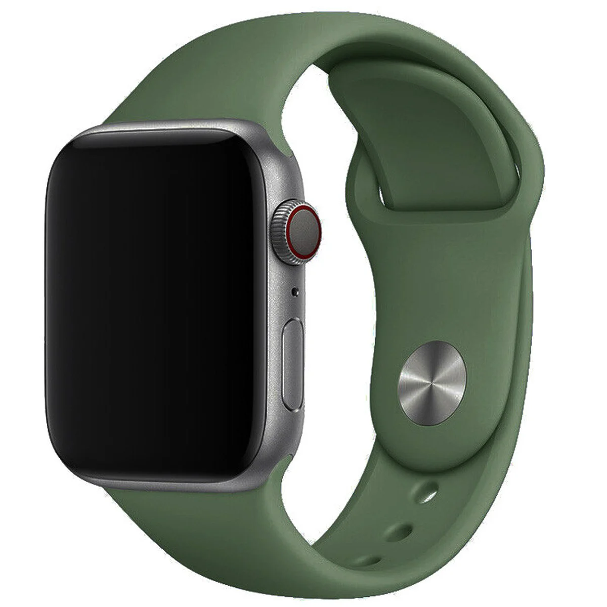 Силиконовый ремешок для Apple watch 38mm / 40mm Зеленый / Army green
