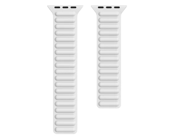 Силиконовый ремешок Ripple для Apple Watch 38/40mm Белый / White