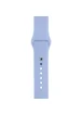 Силиконовый ремешок для Apple watch 38mm / 40mm Голубой / Lilac Blue