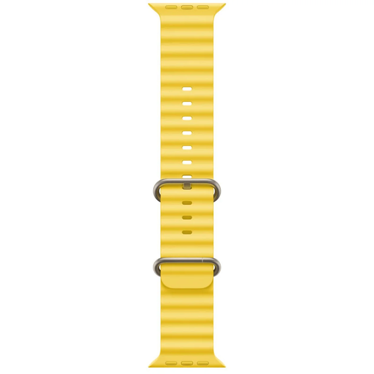 Ремешок Ocean Band для Apple watch 42mm/44mm/45mm/49mm Желтый / Yellow