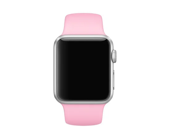 Силиконовый ремешок для Apple watch 38mm / 40mm Розовый  / Cotton Candy