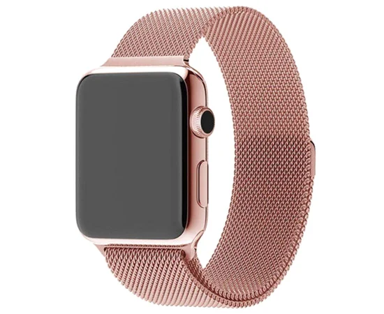 Ремінець Milanese Loop Design для Apple watch 38mm / 40mm rose_gold