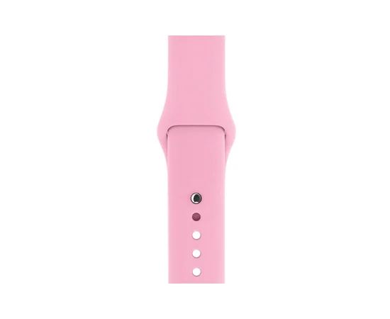 Силиконовый ремешок для Apple watch 42mm / 44mm Розовый  / Cotton Candy