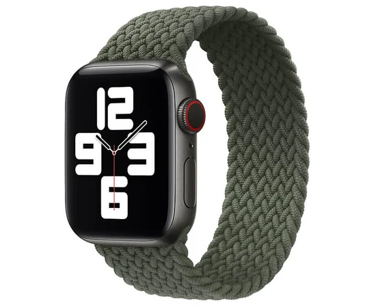 Ремешок Braided Solo Loop (AAA) для Apple watch 42mm/44mm 145mm Зеленый
