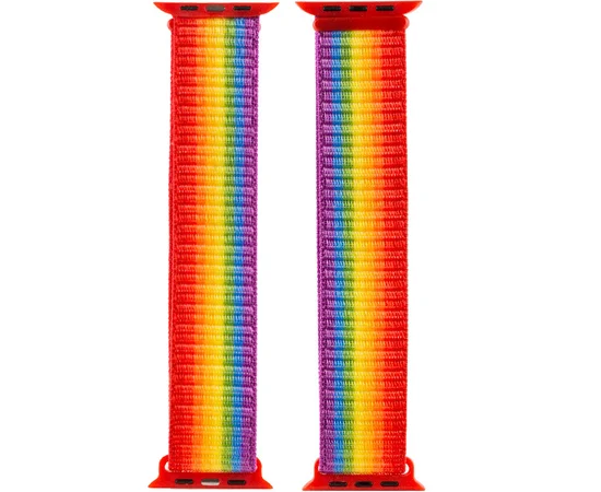 Ремешок Nylon для Apple watch 38mm/40mm Разноцветный / Rainbow