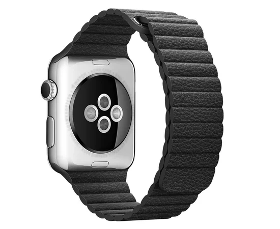 Ремешок&nbsp;Leather&nbsp;Loop&nbsp;Design&nbsp;для&nbsp;Apple&nbsp;watch&nbsp;42mm/44mm Черный