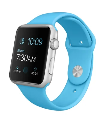 Силіконовий ремінець для Apple watch 38mm / 40mm Блакитний / Blue