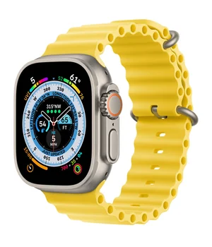 Ремінець Ocean Band для Apple watch 42mm/44mm/45mm/49mm Жовтий / Yellow