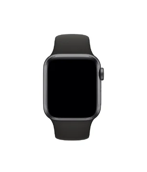 Силіконовий ремінець для Apple watch 42mm / 44mm Чорний