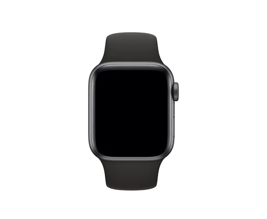 Силиконовый ремешок для Apple watch 42mm / 44mm Черный