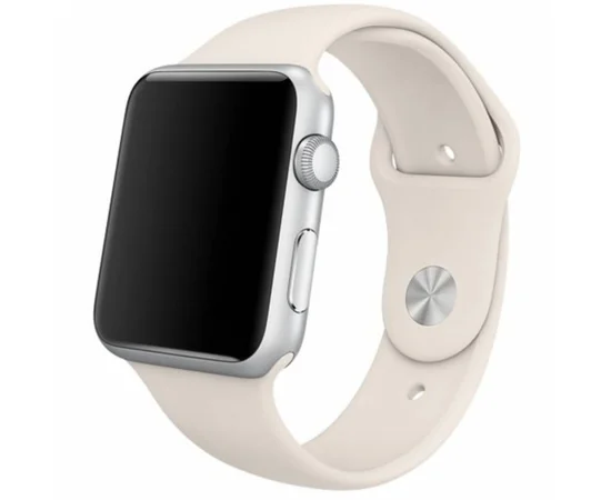 Силиконовый ремешок для Apple watch 42mm / 44mm Бежевый / Antigue White