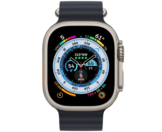 Ремінець Ocean Band для Apple watch 42mm/44mm/45mm/49mm Синій / Deep navy
