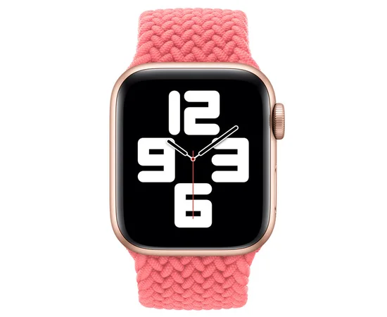 Ремешок Braided Solo Loop для Apple watch 42mm/44mm 155mm Розовый