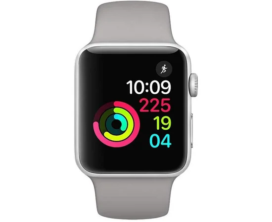 Силиконовый ремешок для Apple watch 42mm / 44mm Серый / Charcoal Gray