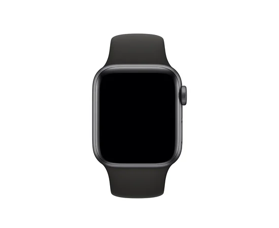 Силиконовый ремешок для Apple watch 38mm / 40mm Черный