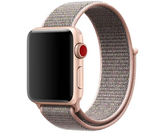 Ремешок Nylon для Apple watch 42mm/44mm Розовый / Pink Sand