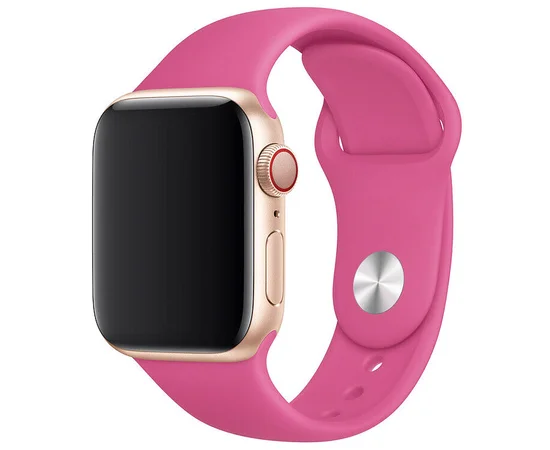 Силиконовый ремешок для Apple watch 38mm / 40mm Малиновый / Dragon Fruit