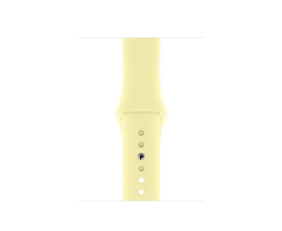 Силиконовый ремешок для Apple watch 42mm / 44mm Желтый / Mellow Yellow