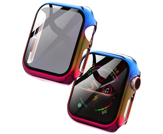 PC+Glass чехол Rainbow для Apple Watch 42mm Rainbow