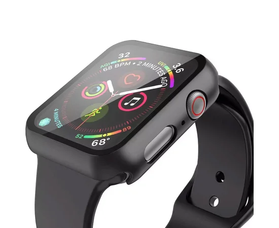 Чехол с защитным стеклом BP ATC для Apple Watch 44mm Black