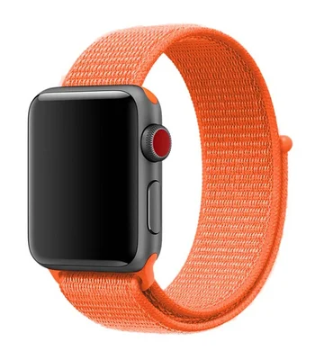 Ремешок Nylon для Apple watch 42mm/44mm Оранжевый / Orange