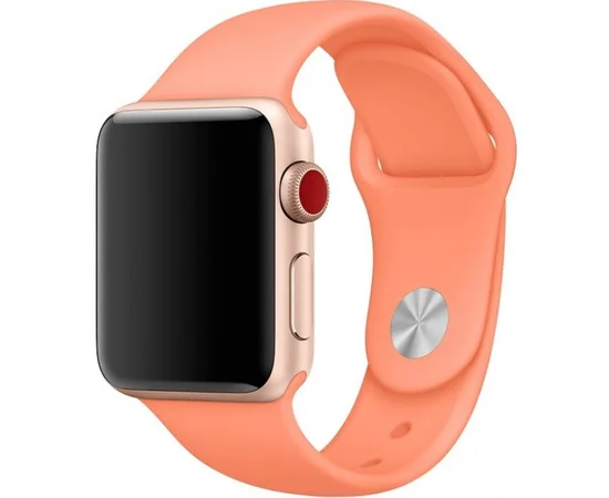 Силиконовый ремешок для Apple watch 38mm / 40mm Оранжевый