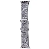 Ремешок Bling World Rock Diamond для Apple Watch 42/44/45mm Серебряный