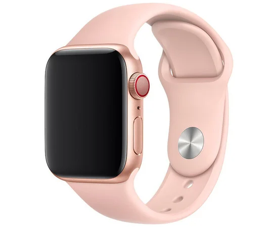 Силиконовый ремешок для Apple watch 38mm / 40mm Оранжевый / Grapefruit