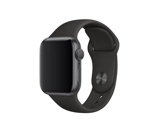 Силиконовый ремешок для Apple watch 38mm / 40mm Черный