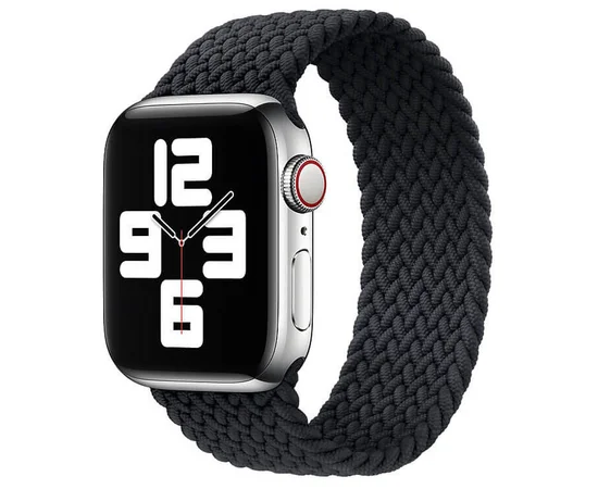 Ремешок Braided Solo Loop для Apple watch 38mm/40mm 145mm Темно-серый