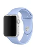 Силиконовый ремешок для Apple watch 42mm / 44mm Голубой / Lilac Blue