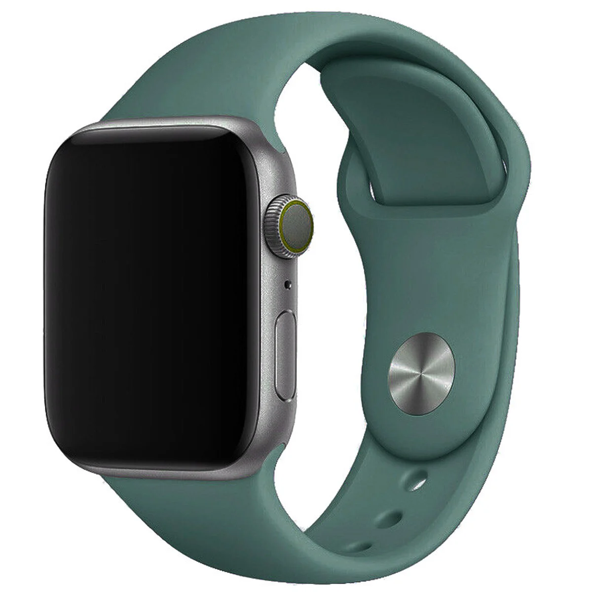 Силиконовый ремешок для Apple watch 38mm / 40mm Зеленый / Pine green