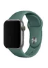 Силіконовий ремінець для Apple watch 38mm / 40mm Зелений / Pine green