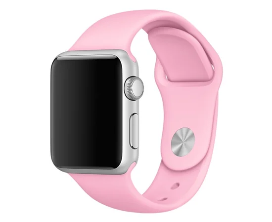 Силиконовый ремешок для Apple watch 42mm / 44mm Розовый  / Cotton Candy
