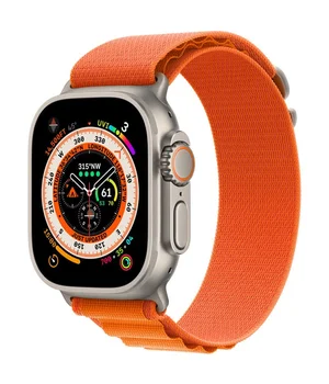 Ремінець Alpine Loop для Apple watch 42mm/44mm/45mm/49mm (m/l) Помаранчевий / Orange
