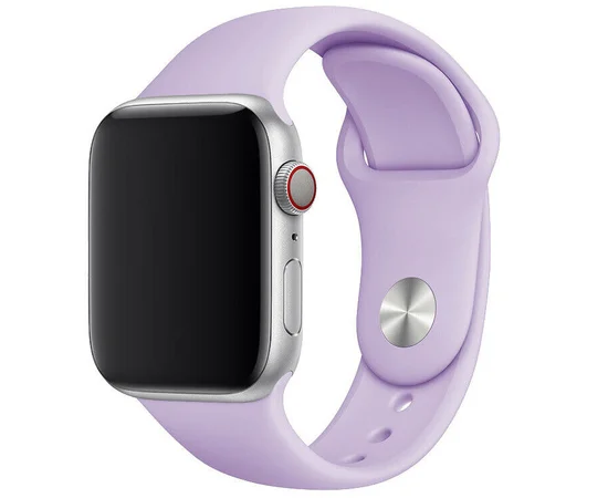 Силиконовый ремешок для Apple watch 38mm / 40mm Сиреневый / Dasheen