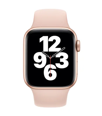 Силіконовий ремінець для Apple watch 38mm / 40mm Рожевий / Pink Sand