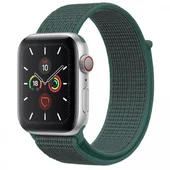 Ремешок Nylon для Apple watch 38mm/40mm Зеленый / Pine green
