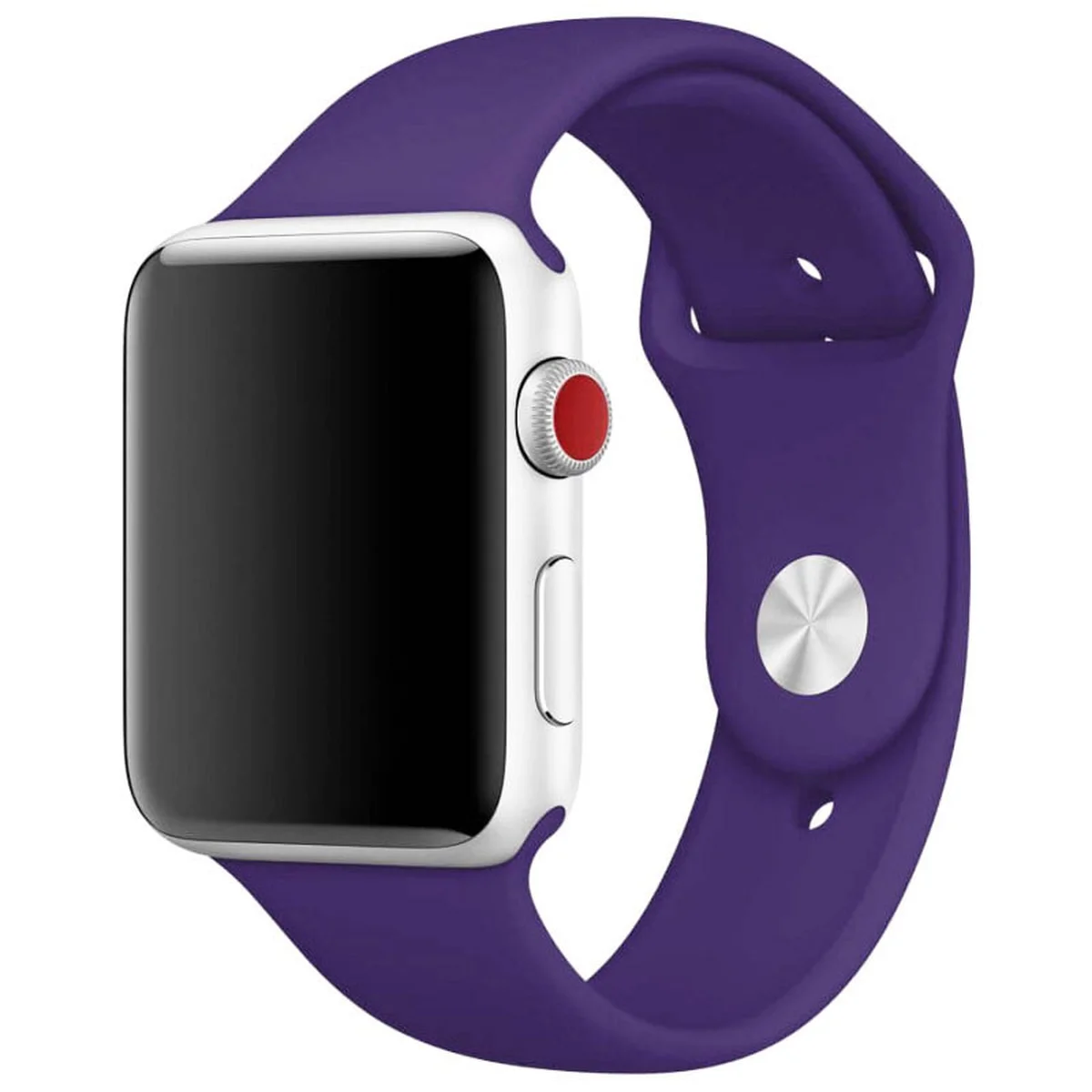 Силиконовый ремешок для Apple watch 38mm/40mm/41mm Фиолетовый / Amethyst