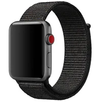Ремінець Nylon для Apple watch 38mm / 40mm Чорний / Black