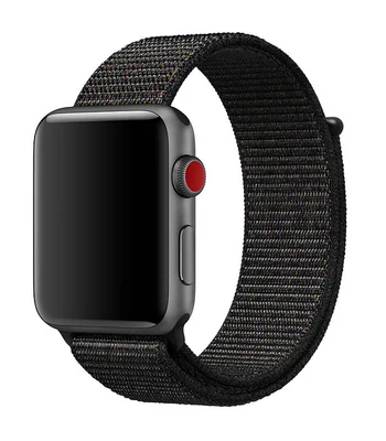 Ремешок Nylon для Apple watch 38mm/40mm Черный / Black