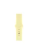Силиконовый ремешок для Apple watch 38mm / 40mm Желтый / Mellow Yellow